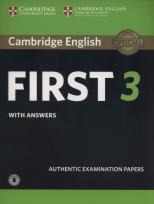 Opakowanie Cambridge English First 3 Student's Book with Answers with Audio
