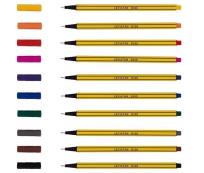 Opakowanie Cienkopis D400 komplet 10 kolorów