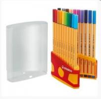 Opakowanie Cienkopis Point 20 kolorów etui STABILO