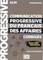 Okładka książki Communication progressive du francais des affaires nieveau intermediaire A2-B1 klucz