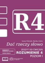 Okładka książki Dać rzeczy słowo. Rozumienie 4 - poziom 1