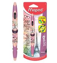 Opakowanie Długopis dwustronny Twin Tip 4 kolory paris MAPED