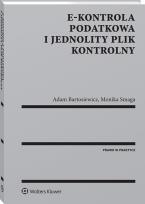 Okładka książki E-kontrola podatkowa i jednolity plik kontrolny