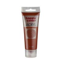 Okładka książki  Farba akrylowa 75ml brązowa HAPPY COLOR