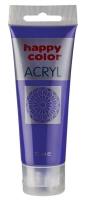 Okładka książki Farba akrylowa 75ml fioletowa HAPPY COLOR