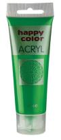 Okładka książki Farba akrylowa 75ml zielona HAPPY COLOR