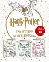 Okładka książki Harry Potter. Pakiet trzech książek do kolorowania