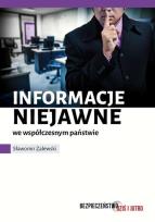 Okładka książki Informacje niejawne we współczesnym państwie