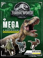 Okładka książki Jurassic World 2. Megaalbum z naklejkami