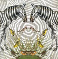 Opakowanie Karnet kwadrat z kopertą Zebra