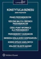 Okładka książki Konstytucja biznesu Zbiór przepisów