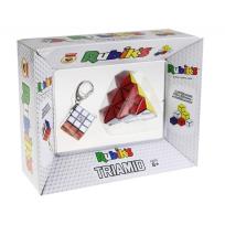 Opakowanie Kostak Rubika brelok + ukł. tramid RUBIKS