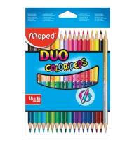 Opakowanie Kredki Colorpeps Duo dwustronne 18=36kolorów MAPED