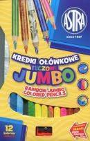 Opakowanie Kredki ołówkowe Jumbo tęczowe 12 kolorów