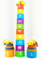 Opakowanie Kubeczki piramidki z autkiem