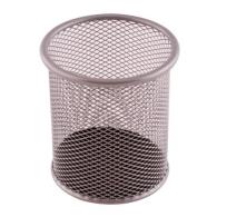 Opakowanie Kubek na długopisy siatka srebrny LEVIATAN