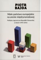 Okładka książki Małe państwo europejskie na arenie międzynarodowej