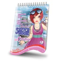 Okładka książki Malowanka kreatywna modna odzież, buty, torebki. Jennifer