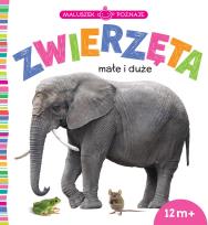 Okładka książki Maluszek poznaje. Zwierzęta małe i duże