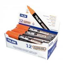 Opakowanie Marker do szyb Fluo pomarańczowy (12szt) MILAN