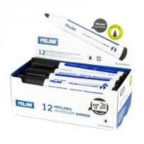 Opakowanie Marker do tablic napełniany czarny (12szt) MILAN