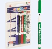 Opakowanie Markery tablicowe 4 kolory CARIOCA