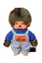 Opakowanie Monchhichi Chłopiec w niebieskich ogrodniczkach