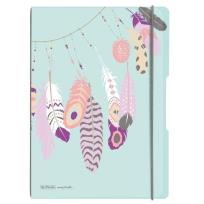 Opakowanie Notatnik A4/80 kratka My.BookF Feathers