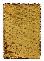 Opakowanie Notes A5/80K Złote cekiny