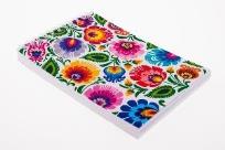 Opakowanie Notes FOLK na spirali - format A6 - łowicki biały