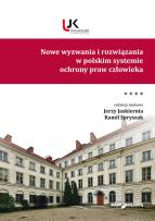 Okładka książki Nowe wyzwania i rozwiązania w polskim systemie ochrony praw człowieka Tom 4