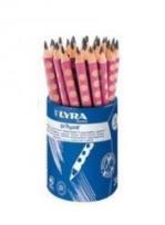 Okładka książki Ołówek Lyra Groove B kubek 36szt.różowy 873361