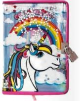 Opakowanie Pamiętnik zamykany A5 jednorożec