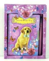 Opakowanie Pamietnik zamykany z długopisem STK Pies PBH