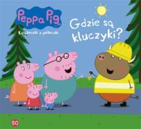 Okładka książki Peppa Pig.Gdzie są kluczyki. STORY