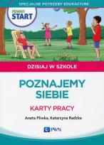 Okładka książki Pewny Start Dzisiaj w szkole Poznajemy siebie Karty pracy