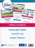 Okładka książki Pewny Start Dzisiaj w szkole Poznajemy siebie / Wiemy więcej / Wiemy więcej