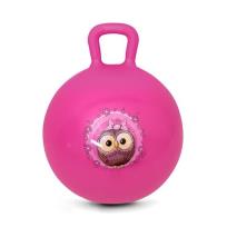 Opakowanie Piłka skacząca Little Owl 45cm różowa