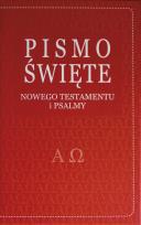 Okładka książki Pismo Św. Nowy Testament z psalmami (czerwone)