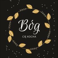 Opakowanie Podstawka korkowa - Bóg Cię kocha