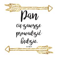 Opakowanie Podstawka korkowa - Pan Cię zawsze prowadzić