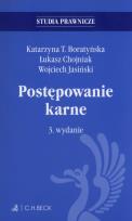 Okładka książki Postępowanie karne