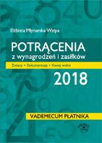 Okładka książki Potrącenia z wynagrodzeń i zasiłków 2018