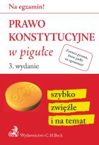 Okładka książki Prawo konstytucyjne w pigułce w3