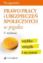 Okładka książki Prawo pracy i ubezpieczeń społecznych w pigułce