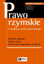 Okładka książki Prawo rzymskie. U podstaw prawa prywatnego.