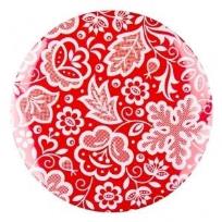 Opakowanie Przypinka duża - kujawska czerwona 58 mm FOLKSTAR