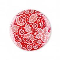 Opakowanie Przypinka mała - kujawska czerwona 37 mm FOLKSTAR