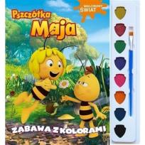 Okładka książki Pszczółka Maja. Malowany świat. Zabawa z kolorami