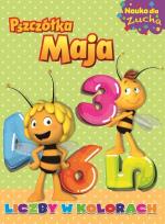 Okładka książki Pszczółka Maja - Nauka dla Zucha LICZBY W KOLORACH